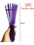 1 Adet Büyük Mor Plastik Dolaşık Açıcı Saç Fırçası Saç Derisi Masaj Tarak Dolaşık Açıcı Islak Kıvırcık Tarak Kadın Sağlık Saç Fırçası Şekillendirici Araçları (Yurt Dışından) 2