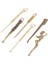 61X7MM 1 Adet Kulak Kaşık Retro Pirinç Ejderha Taşınabilir Kulak Temizleme Aracı Kulak Temizleme Çubuğu Kulak Balmumu Sökücü Curette Temizleyici Anahtarlık Kolye (Yurt Dışından) 5
