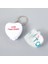 JQHB2498-WT 1 Pc Cpr Maskesi Cpr Yüz Kalkanı Cpr Resüsitatör Tek Yönlü Anahtarlık Anahtarlık Kalp Şekli Ilk Yardım Kurtarma Kiti (Yurt Dışından) 1