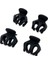 Altın 2.5cm 1 Adet Küçük 2-5cm Siyah Saç Pençeleri Plastik Mat Yan Saç Klipleri Kızlar Küçük Firkete Saç Şekillendirici Hairgrips Yüksek At Kuyruğu Kadın Pençeleri (Yurt Dışından) 2
