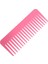 Gül Kırmızı Yeni Kulpsuz Dikdörtgen Geniş Diş Tarak Çok Renkli Basit Ev Plastik Tarak Taşınabilir Kuaförlük Şekillendirici Araçları (Yurt Dışından) 4