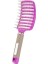 Mor Tüysüz Saç Fırçası Saç Derisi Masaj Tarak Saç Fırçası Kıl ve Naylon Kadın Islak Kıvırcık Detangle Saç Fırçası Salon Kuaförlük Şekillendirici Araçları (Yurt Dışından) 1