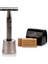 Siyah Set C Haward Gümüş Jilet Metal Çift Kenarlı Emniyetli Tıraş Makinesi 10 Bıçaklı, Erkekler Için Yeniden Kullanılabilir Manuel Tıraş Bıçağı Çevre Dostu Sıfır Atık (Yurt Dışından) 1