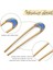 Sku 01 Metal U Şekilli Saç Tokası Altın ve Gümüş Saç Çatal U Fransız Saç Çubukları Chignon Pimleri Saç Çubukları Çörekler Saç Aksesuarları (Yurt Dışından) 3