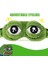 Komik Yaratıcı Pepe Kurbağa Sad Kurbağa 3D Göz Kapağı Kapak Karikatür Yumuşak Peluş Uyku Kapak Uyku Siperliği Kapak Yeşil (Yurt Dışından) 3