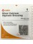 Gümüş 1 Adet 4 "x 4" Gümüş Kalsiyum Ag Aljinat Yara Pansuman Yumuşak ve Emici Pansuman Gazlı Bez Yara Bakımı Için (Yurt Dışından) 1