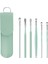 C-Yeşil Kaşık 6 Adet Paslanmaz Çelik Kulak Kiri Temizleme Aracı Kulak Temizleme Çubuğu Çubukları Curette Kaşık Yetişkin Çocuk Kulak Temizleme Gadget Kiti Kişisel Sağlık (Yurt Dışından) 1