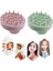 Mavi Silikon Şampuan Fırça Kafası Saç Derisi Masaj Tarak Saç Yıkama Tarağı Vücut Masaj Fırçası Banyo Duş Fırçası Salon Kuaförlük Aracı (Yurt Dışından) 5