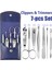 Blue-7pcs 7 Adet Manikür Kesiciler Tırnak Makası Seti Ev Paslanmaz Çelik Kulak Kaşık Tırnak Makası Pedikür Tırnak Makası Araçları Vücut Bakımı (Yurt Dışından) 3