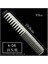 K06A 1 Adet Yüksek Kaliteli Lazer Ölçekli Saç Tarak Profesyonel Kuaförlük Tarak Saç Fırçaları Salon Saç Kesme Şekillendirici Araçları Berber Tarak (Yurt Dışından) 1