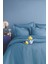 İssimo Home Simply Mint Blue Pamuk Saten Nevresim Takımı King 1