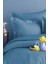 İssimo Home Simply Mint Blue Pamuk Saten Nevresim Takımı King 2