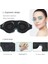 Mor 3D Üç Boyutlu Pamuk Dörtlü Set Göz Maskesi (Yurt Dışından) 4