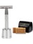 Siyah Set B Haward Gümüş Jilet Metal Çift Kenarlı Emniyetli Tıraş Makinesi 10 Bıçaklı, Erkekler Için Yeniden Kullanılabilir Manuel Tıraş Bıçağı Çevre Dostu Sıfır Atık (Yurt Dışından) 2