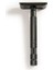 Erkekler Için Siyah Colorlamb Metal Emniyetli Jilet 11 cm Çift Kenar 80G Klasik Siyah Renk Manuel Berber Tıraş Makinesi (Yurt Dışından) 4