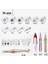 42PIN (1 Adet) Otantik Dr.pen M5/M7/N2/MYM/E30 Yedek Süngü Iğneler Kartuşları 1/3/5/7/9/12/24/36/42 Pin/nano Dermapen Pmu ve Mts Için (Yurt Dışından) 2