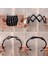 Pembe 1 Adet Glitter Rhinestone Kafa Bandı Saç Çember Basit Gerilebilir Saç Çember Görünmez Hairband Dişler ile Kaymaz Katlanabilir Saç Pençe (Yurt Dışından) 4