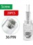 20 Adet Vida 36 Pin 100/10 Adet Dr.imp Kalem Vidası Mikro Iğneler Derma Kalemi Mikro Iğne Kartuşu Derma Silindiri 9 Pin/12 Pin/36 Pin/3d/5d Nano Cilt Bakımı (Yurt Dışından) 2
