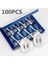 Bıçak 100 Adet Yeni Ayarlanabilir Emniyetli Jilet Erkek Katlanır Çift Kenar Tıraş Klasik Güvenlik 5 Pcs Titanyum Kaplamalı Bıçaklar Tıraş Makinesi Tıraş Bıçağı (Yurt Dışından) 1