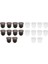 Beyaz 12MM 10 Adet 8/10/12 mm Işitme Cihazı Kubbeleri Yumuşak Silikon Çift Katmanlı Kapalı Tip Yıkanabilir Anti Statik Kulak Ipuçları Kulak Bakımı Işitme Cihazı (Yurt Dışından) 5