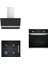 Siyah Lux Premium Ankastre Set 150 ( HB237JES0T + LC65KAJ60T + EO6C6PB11O ) 1