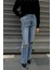 Kadın Tasarım Taşlı Işlemeli Jeans 3