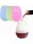 Açık Kırmızı 300-400 ml Katlanabilir Kırmızı Şarap Silikon Bardak Taşınabilir Su Şarap Drinkink Bardak Ev Açık Piknik Barbekü Aile Yemeği Şarap Cam Çay Bardağı (Yurt Dışından) 3