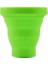 Sarı 200 ml Taşınabilir Silikon Geri Çekilebilir Katlanır Kapaklı Bardak Teleskopik Katlanabilir Içme Açık Seyahat Su Bardakları (Yurt Dışından) 3