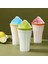 Turuncu 150ML Yaz Sıkma Ev Yapımı Milkshake Şişesi Hap Geçirmez Smoothie Kupası Tutam Hızlı Soğutma Sihirli Fincan Dondurma Slushy Maker (Yurt Dışından) 5