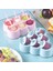Üçgen-Mavi Dondurma Kalıp Silikon Ev Yapımı Diy Mutfak Aracı Dondurma Popsicle Küçük Popsicle Şerbet Kalıp Yapımı Çocuk Dondurma (Yurt Dışından) 2