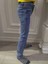 Slim Fit Erkek Çocuk Denim Kot Pantolon Buz Mavi 999 2
