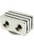 Köşeli Neodyum Mıknatıs 40X20X5 mm Delik Çapı D10/D5MM - Çift Havşa Delikli - Vidalamaya Uygun 5
