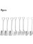 3FROKES5SPOONSI 1/4/8/adet Kürek Kaşık Paslanmaz Çelik Çay Kaşığı Yaratıcı Kahve Kaşığı Dondurma Tatlı Kepçe Sofra Çatal Bıçak Kaşık Seti (Yurt Dışından) 1
