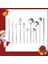 Tereyağı Bıçağı 1 Adet Gümüş Sofra Seti 18/10 Paslanmaz Çelik Sofra Çatal Seti Çatal Kaşık Tereyağı Bıçağı Çubuklarını Mat Yemek Takımları (Yurt Dışından) 3
