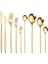 YF3SILVER1SET Yemek Takımı Altın Çatal Bıçak Kaşık Seti 304 Paslanmaz Çelik Lüks Sofra Takımı Ev Gümüş Çatal Kaşık Bıçak Mutfak Yemeği Seti Dropshipping (Yurt Dışından) 2