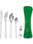 5set-Derin Mavi 1pc Sofra Çantası Fermuarlı Yıkanabilir Seyahat Çatal Bıçak Takımı Çantası Taşınabilir Çanta Akşam Yemeği Ev Alet Seyahat Kamp Kaşığı Için (Yurt Dışından) 3