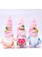 3pc Günü Süslemeleri Gnome Silindir Şapka Inci Çiçek Yüzü Olmayan Bebek Hediye Kumaş Bebek Orman Yaşlı Dekorasyon (Yurt Dışından) 3
