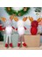 Noel Rudolph Noel Boynuzları Yüzü Olmayan Yaşlı Adam Uzun Bacaklı Bebek Pencere Cüce Bebek Dekorasyon Uzun Bacaklar (Yurt Dışından) 5