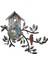Kuşlar Duvar Dekor Metal Kuş Dekor Duvar Açık Kuş Duvar Sanatı Oturma Odası Için Kuş Evi ile Asılı Metal Ağaç (Yurt Dışından) 1