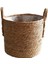 Saksılar Deniz Çayırı Ekici Sepet Saksı Kapağı Dokuma Bitki Konteyner Vazo Hasır Çöp (Yurt Dışından) 1