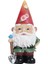 Açık Güneş Gnome Süsler Bahçe Gnome Heykeli Güneş Enerjili Lamba ile Cüce Madenci Reçine Figürler Süsler A (Yurt Dışından) 1