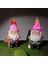 Açık Güneş Gnome Süsler Bahçe Gnome Heykeli Güneş Enerjili Lamba ile Cüce Madenci Reçine Figürler Süsler A (Yurt Dışından) 4