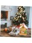 Işıklı Ev Doğuş Dekoru Minyatür Ev Isa'nın Doğuşu Süsleri Işıklı Zencefilli Kurabiye Evi Noel Led'i (Yurt Dışından) 5