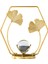 Ginkgo Biloba Kristal Top Süsler Oturma Odası Ofis Ferforje Dekorasyon Avrupa Dekoratif Metal El Sanatları (Yurt Dışından) 1