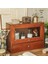 Retro Masaüstü Saklama Kutusu Dresser Kozmetik Raf Toz Geçirmez Çevirme Ahşap Antika Dolap Çay Seti Ahşap Kutu Depolama Dolabı (Yurt Dışından) 4