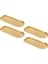 4pcs Paslanmaz Çelik Dekoratif Tepsi, Dresser Tezgahı Için Banyo Vanity Tepsisi, Sabunluklar Için Mutfak Lavabo Tepsisi (Yurt Dışından) 1