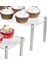 3 Adet Set Merdiven Akrilik Cupcake Ekran Standı El Kukla Takı Şeffaf Kozmetik Ekran Standı (Yurt Dışından) 2
