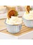 50 Adet Alüminyum Folyo Cupcake Bardak Tek Kullanımlık Muffin Gömlekleri Pişirme Bardak Alüminyum Cupcake Ucu Tava Ramekin Tutucular Küçük Puding Bardak-Gümüş (Yurt Dışından) 3