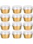 Kapaklı Tatlı Bardakları, 50 Paket Altın Alüminyum Folyo Pişirme Bardak Tutucuları, Cupcake Fırında Yardımcı Ramekin Şeffaf Puding Bardakları (Yurt Dışından) 1