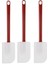 3'lü Paket Spatula Silikon Isıya Dayanıklı, Spatula Silikon, Kauçuk Kazıyıcı Spatula 10 Inç, Mutfak Kullanımı A (Yurt Dışından) 1